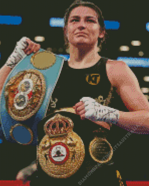 The Boxer Katie Taylor Diamond Painting