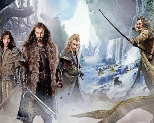 The Hobbit Kili And Fili Diamond Painting