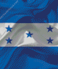 The Honduras Flag Diamond Painting