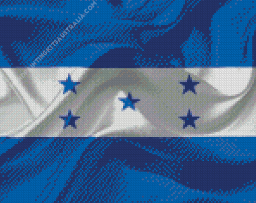 The Honduras Flag Diamond Painting