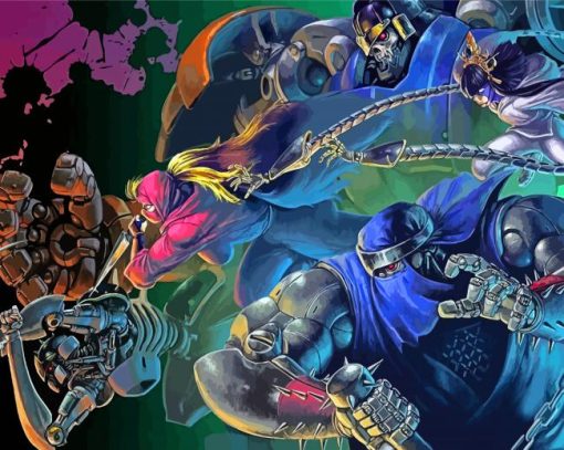 The Ninja Saviors Diamond Painting