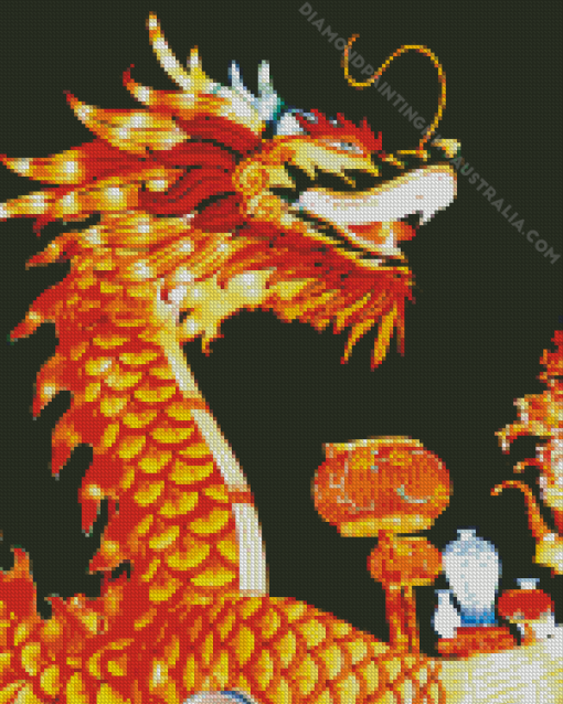 The Dragon Lantern Diamond Painting