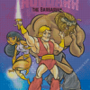 Thundarr The Barbarian Animation Poster Diamond Painting