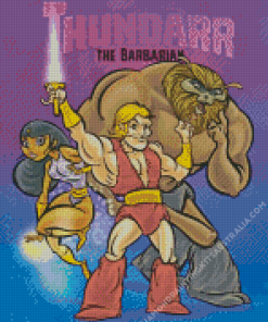 Thundarr The Barbarian Animation Poster Diamond Painting