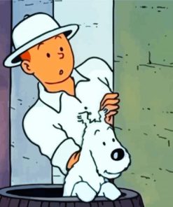 Tin Tin Cartoon Diamond Painting