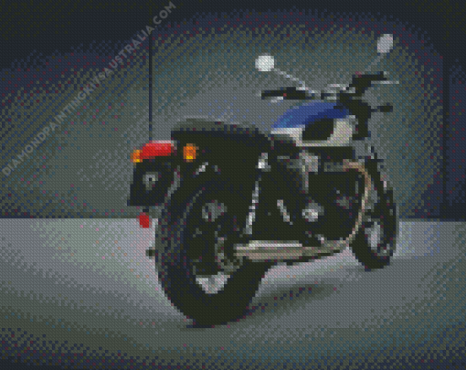 Triumph Bonneville Motorcycle Diamond Painting