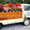 Truck Of Colorful Flowers Diamond Painting