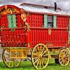 Vintage Gypsy Caravan Diamond Painting