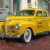Vintage Yellow Taxi Cab Diamond Painting