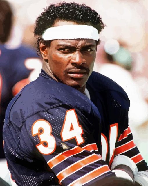 Walter Payton Diamond Painting