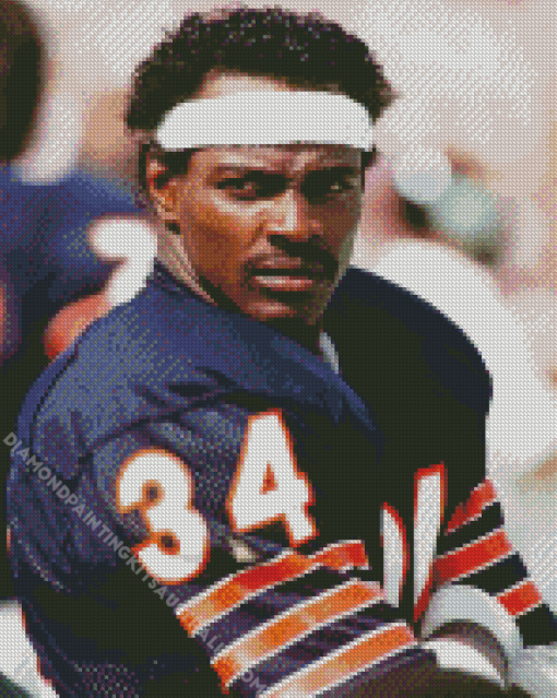 Walter Payton Diamond Painting