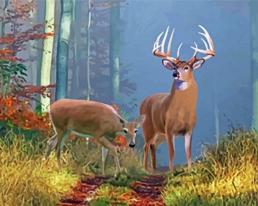 Whitetail Deer Diamond Painting