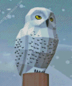 Abstract Harry Potter Owl Diamond Painting