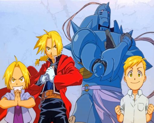 Elric Brothers Fullmetal Alche Diamond Painting