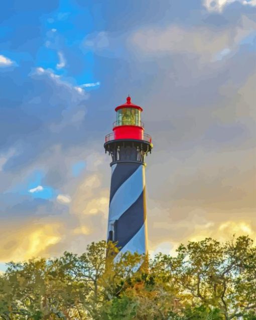 Florida St Augustine Lighthouse Diamond Painting