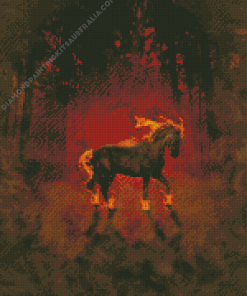 Hell Horse Diamond Painting