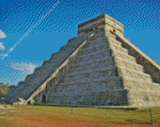 Mexico Kukulcan El Castillo Diamond Painting