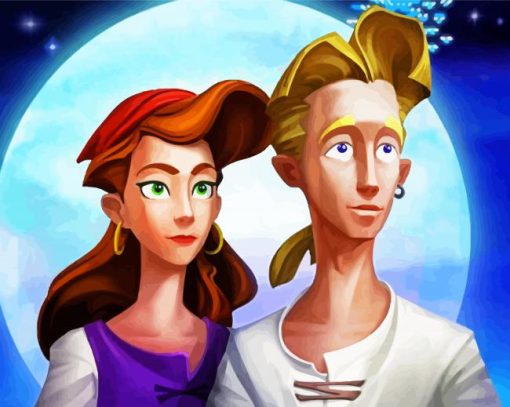 Monkey Island Diamond Painting