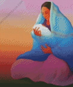 Mother By RC Gorman Diamond Painting