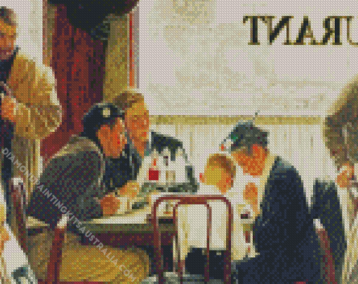 Norman Rockwell Diamond Painting