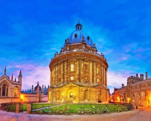 Radcliffe Camera University Diamond Painting