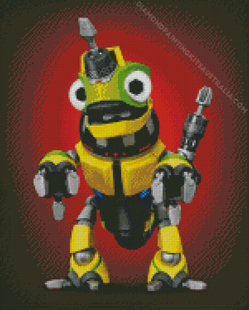 Revvit Dinotrux Character Diamond Painting