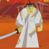 Samurai Jack Diamond Painting