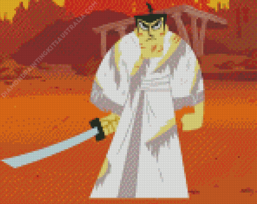 Samurai Jack Diamond Painting