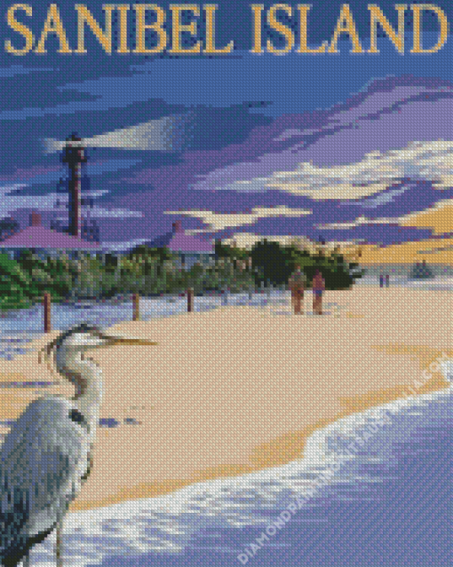 Sanibel Island Poster Diamond Painting