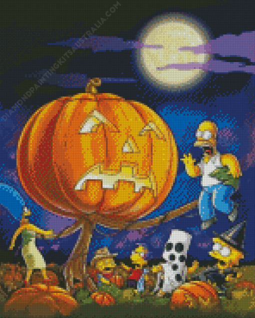 Simpsons Treehouse Of Horror Diamond Painting