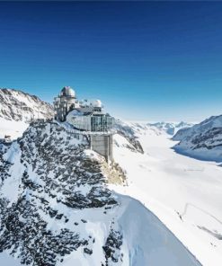 Snowy Jungfrau Diamond Painting