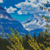 Snowy Mountains Montana Diamond Painting