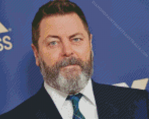 The Actor Nick Offerman Diamond Painting