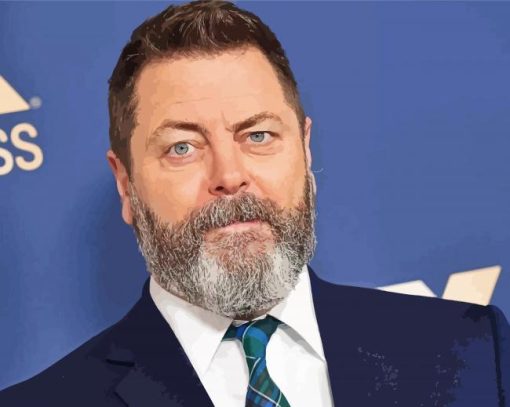 The Actor Nick Offerman Diamond Painting