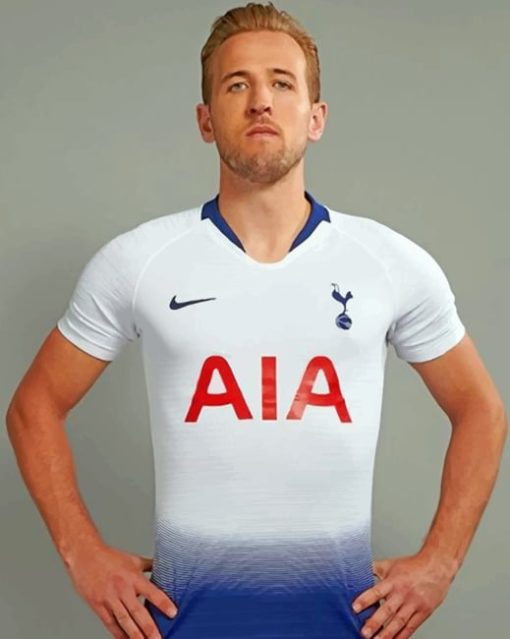 Tottenham Kit Harry Kane Diamond Painting