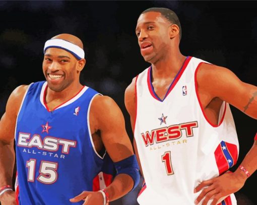 Vince Carter And Tracy Mcgrady Diamond Painting