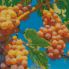 Yellow Grape Vines Diamond Painting
