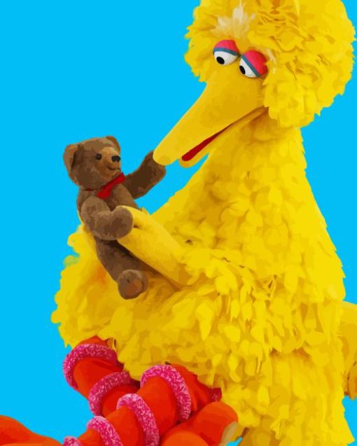 Big Bird Muppets Character Diamond Painting