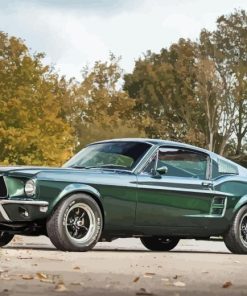 Bullitt Mustang Diamond Painting