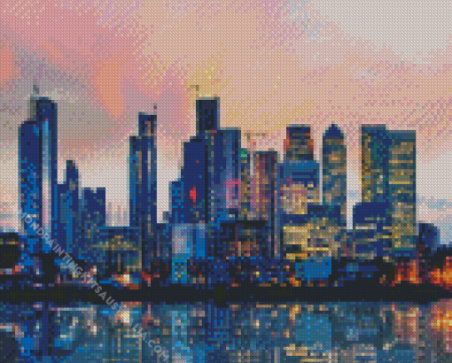 Canary Wharf London Diamond Painting