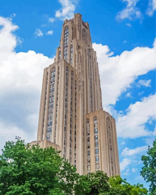 Cathedral Of Learning Diamond Painting