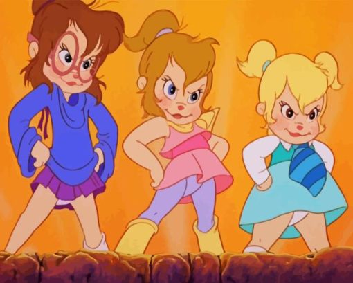 Chipettes Diamond Painting