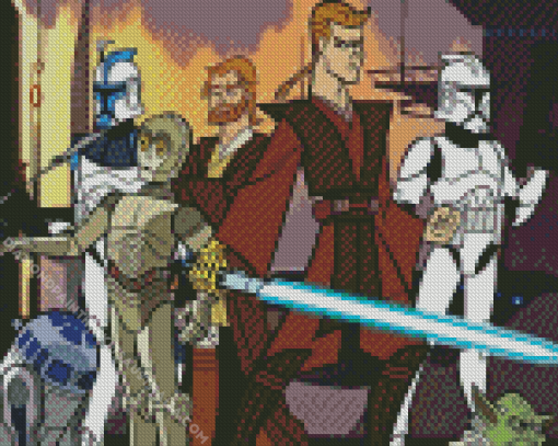 Clone Wars Diamond Painting