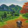 Cuba Landscape Diamond Painting