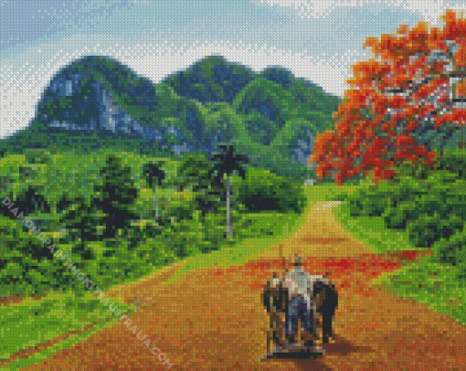 Cuba Landscape Diamond Painting