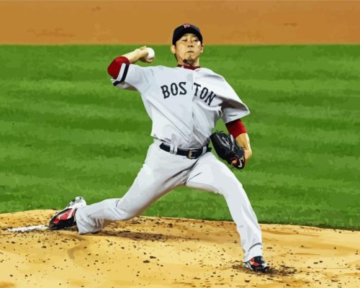 Daisuke Matsuzaka Diamond Painting