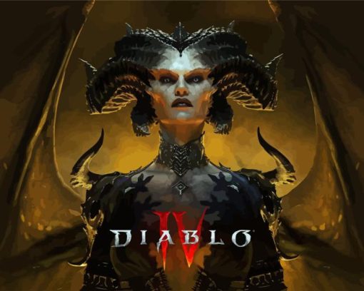 Diablo 4 Poster Diamond Painting