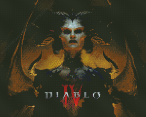 Diablo 4 Poster Diamond Painting