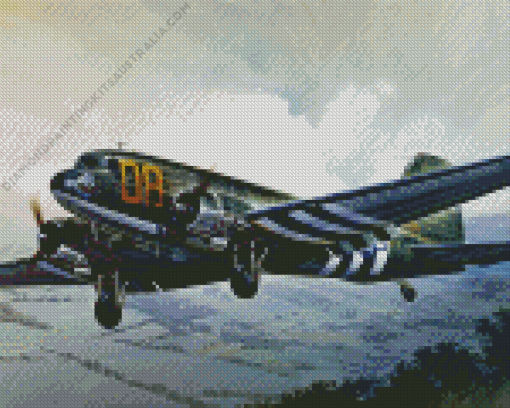 Douglas C47 Skytrain Diamond Painting