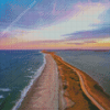 Duxbury Beach At Sunset Diamond Painting